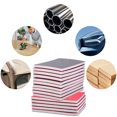 20Pcs 240 Grit Sanding Sponge Grit Sanding Blocks TOOL-SP0001-05C-1