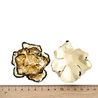 Alloy & Iron Stud Earrings EJEW-M075-05G-1