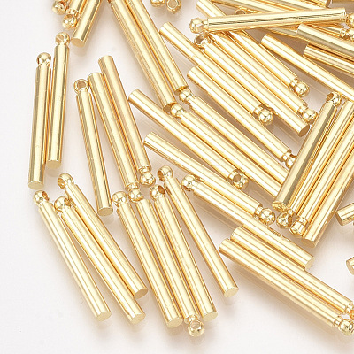 Brass Bar Pendants KK-S348-385B-1