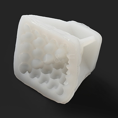 DIY Pyramid Bubble Candle Food Grade Silicone Molds LS-DIY-G063-02-1