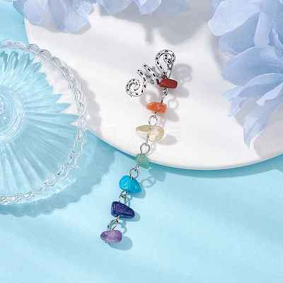 Alloy Dreadlocks Beads OHAR-JH00036-02-1