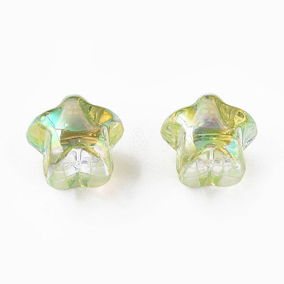 1-Hole Transparent Acrylic Buttons MACR-S373-129-C02-1