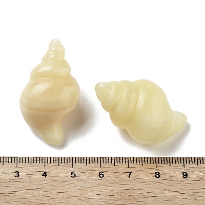 Natural Yellow Jade Carved Figurines DJEW-L023-H14-1