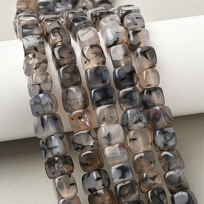 Natural Dragon Veins Agate Beads Strands G-G177-E10-05-1