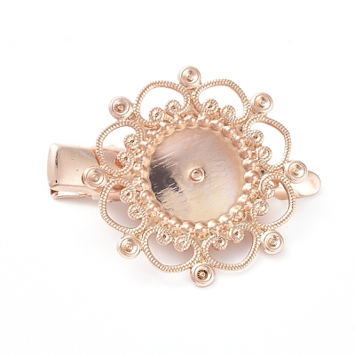 Hair Accessories Iron Alligator Hair Clip Findings IFIN-L035-01KCG-1