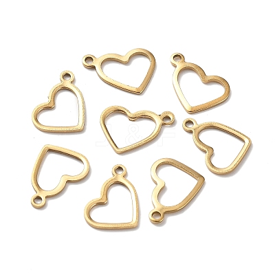 Ion Plating(IP) 304 Stainless Steel Open Pendants STAS-F187-03G-1