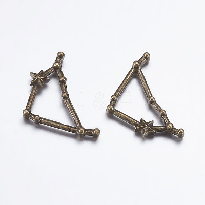 Alloy Cabochons PALLOY-L204-02AB-1