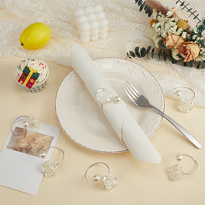 12Pcs Iron Napkin Rings AJEW-OC0014-39G-1