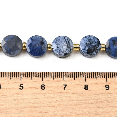 Natural Dumortierite Beads Strands G-B094-A36-01-1