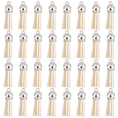 100Pcs Faux Suede Tassel Pendant Decorations FIND-SC0002-29D-1