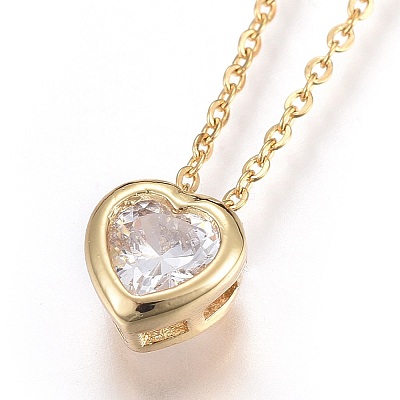 304 Stainless Steel Pendant Necklaces NJEW-O108-14-1