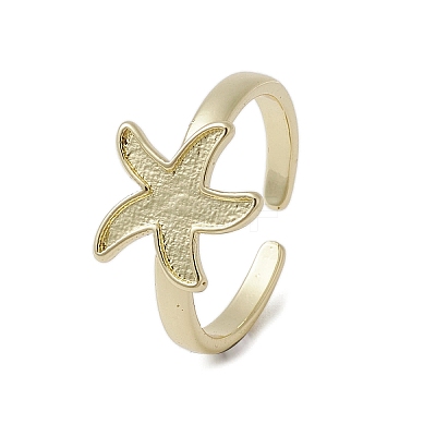 Brass Adjustable Open Rings RJEW-K257-87C-G-1