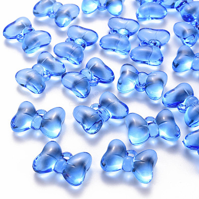 Transparent Acrylic Pendants TACR-T024-02BB-940-1