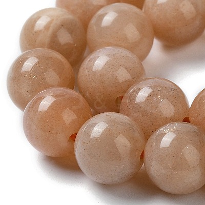 Natural Sunstone Beads Strands G-N327-01A-03-1