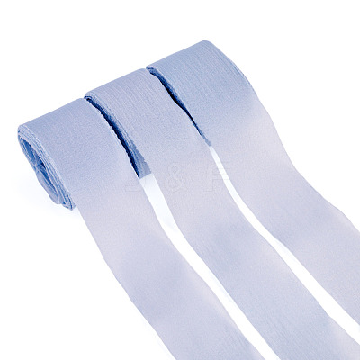 3 Rolls Frayed Polyester Ribbon OCOR-TA0002-97A-1