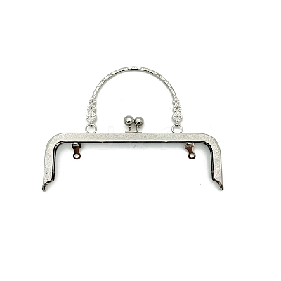 Flower Iron Kiss Lock Purse Frame Handle PW-WGE97A7-03-1