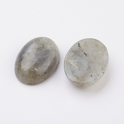 Natural Labradorite Flat Back Cabochons X-G-G741-18x25mm-18-1