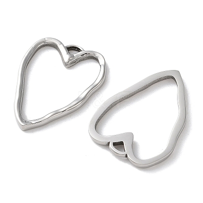304 Stainless Steel Pendants STAS-L022-554P-1