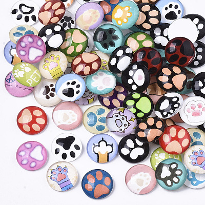 Glass Cabochons GGLA-R040-12mm-05-1