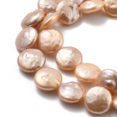 Natural Baroque Keshi Pearl Beads Strands PEAR-P064-18A-02C-1