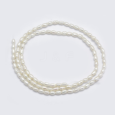 Natural Cultured Freshwater Pearl Beads Strands PEAR-F007-83-1