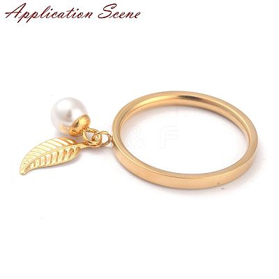 304 Stainless Steel Finger Ring Settings RJEW-O045-09-G-1