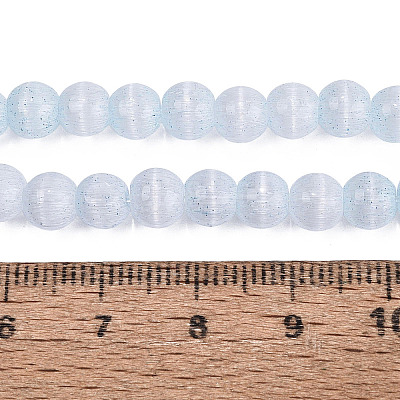 Glass Imitation Cat Eye Beads Strands GLAA-N074-03A-01-1
