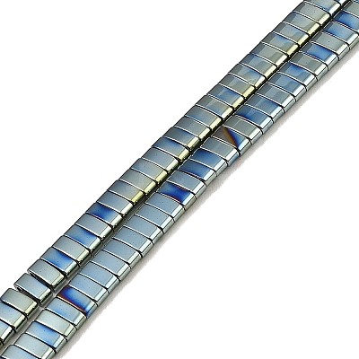 Electroplated Non-magnetic Synthetic Hematite Beads Strands G-G089-A02-12-1
