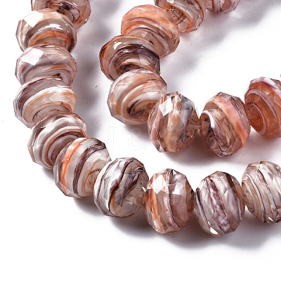 Handmade Lampwork Beads Strands LAMP-T007-13A-1