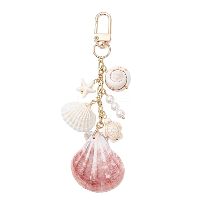 Shell Pendant Decorations HJEW-TA00476-1