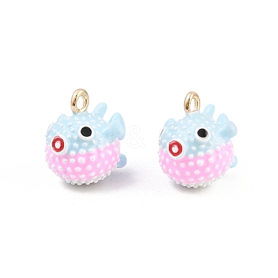 Alloy Enamel Pendants AL-CBA8C77-03G-02-1