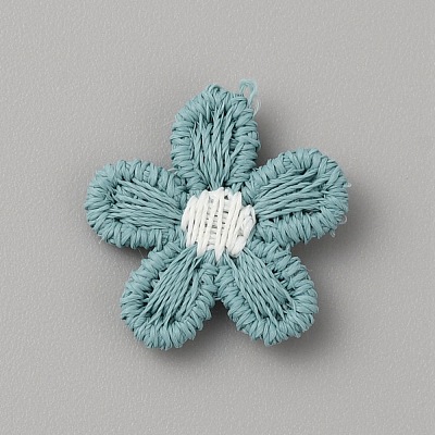Two Tone Polyester Knitted Ornament Accessories DIY-WH0308-417E-1