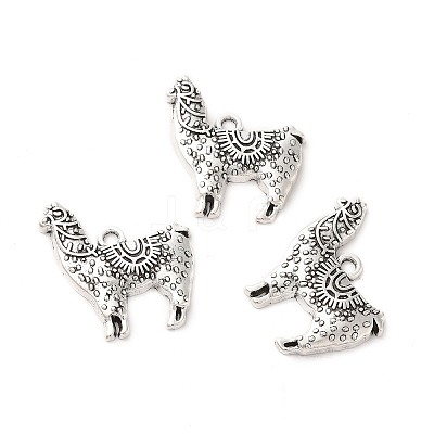 Tibetan Style Alloy Pendants TIBE-B001-01AS-1