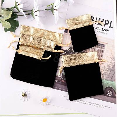 30Pcs 3 Style Rectangle Velvet Jewelry Bag TP-LS0001-03-1