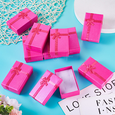 Cardboard Jewelry Storage Gift Boxes for Earrings Rings CON-TAC0004-14-1