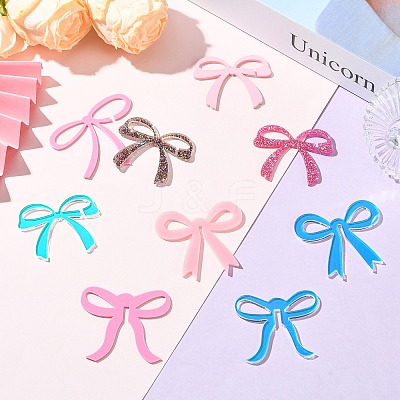 18Pcs 9 Styles Acrylic Wine Glass Charms AJEW-CJ0001-71-1