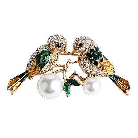 Alloy Rhinestone Brooch PW-WG87267-02-1