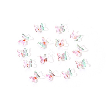 3D Resin Butterfly Nail Charms MRMJ-Q072-25K-1