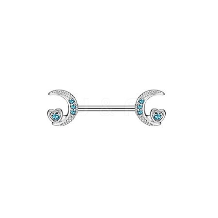 316L Surgical Stainless Steel Nipple Rings WGBF921-03-1