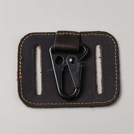 Leather Enlarged Mouth Clips Hooks FIND-WH0421-107B-1