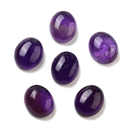 Natural Amethyst Cabochons G-G145-01A-17-1