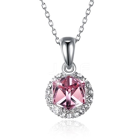 925 Sterling Silver Pendant Necklaces NJEW-BB30775-P-1