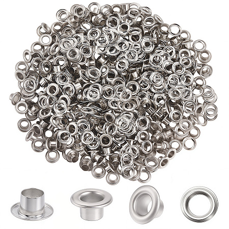 300 Sets Iron Grommet Eyelet Findings SCRA-GF0001-09C-1
