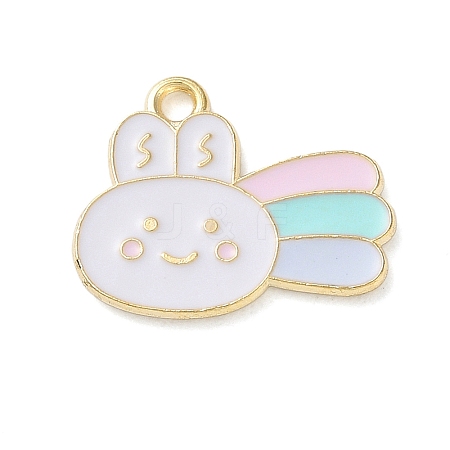 Cute Animal Alloy Enamel Pendants ENAM-U002-03A-KCG-1