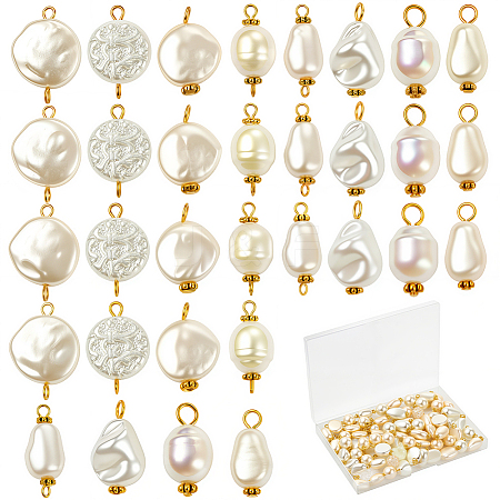 96Pcs 8 Style Acrylic Pendants FIND-SC0019-32-1