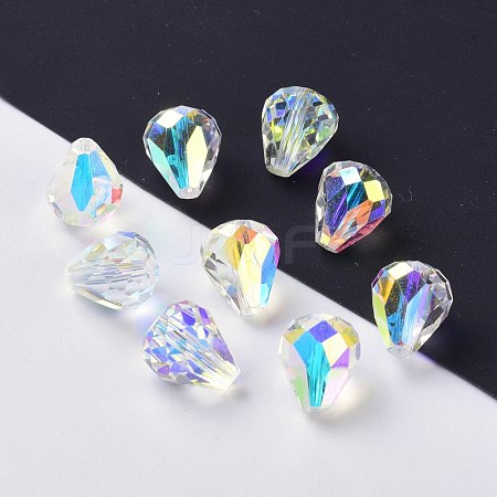 Imitation Austrian Crystal Beads SWAR-F062-12x10mm-32-1