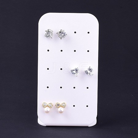 Acrylic Earring Display Stands for 12 Pairs Show ODIS-P008-04B-1