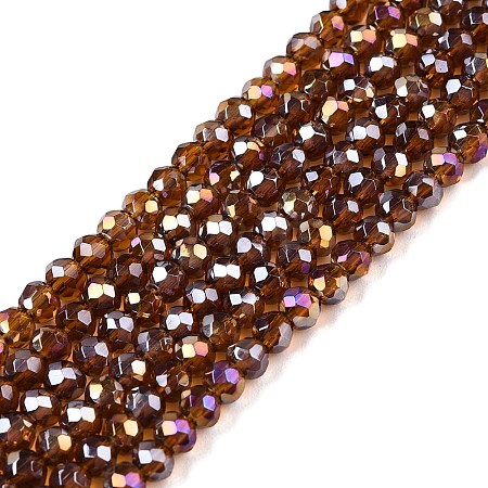 Electroplate Glass Beads Strands EGLA-A044-T2mm-B02-1