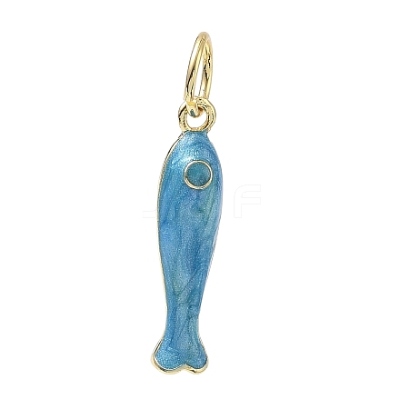 Brass Enamel Pendants KK-CBA6980-11G-B-1