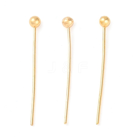 Brass Ball Head Pins KK-N254-49A-G-1